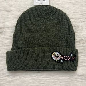 Roxy Torah Bright Olive Knit Beanie